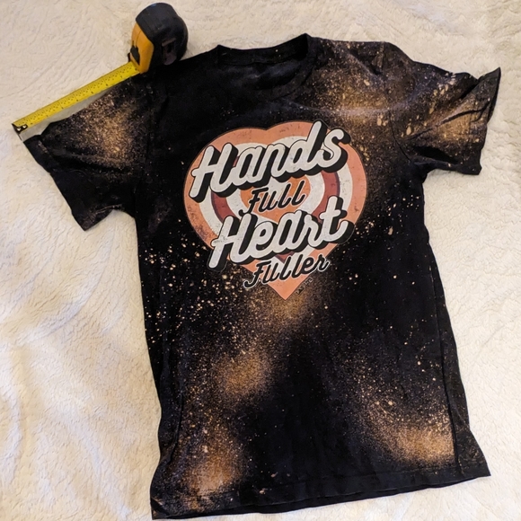 Women's bleach tye dye t-shirt - Picture 4 of 4